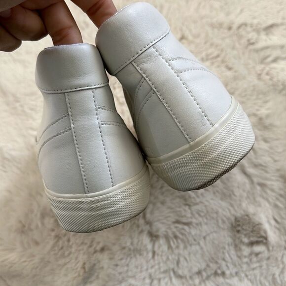 Madewell Sidewalk High-Top Sneakers White Size 11 - Picture 7 of 11